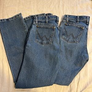 2 Pair Wrangler Jeans